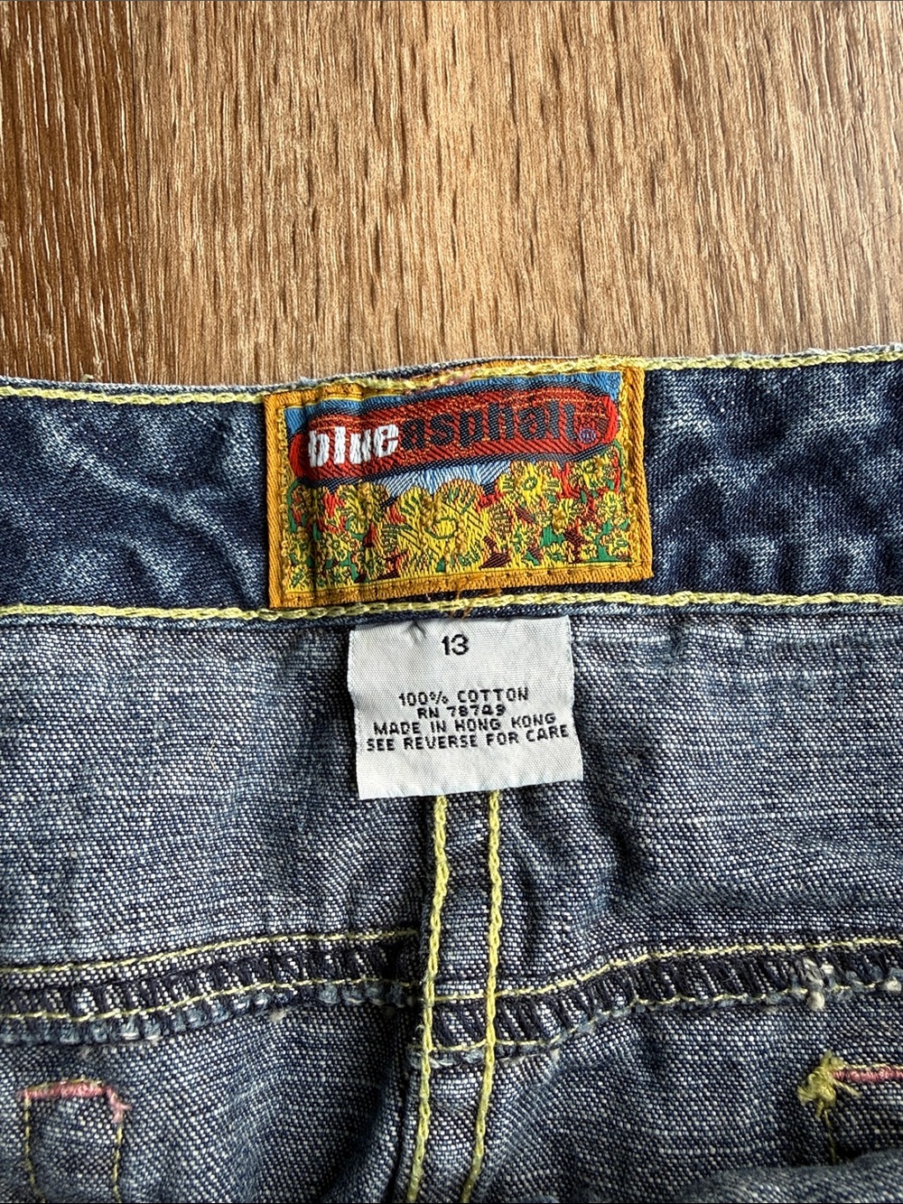 Blue Asphalt Y2K Butterfly Mini Skirt - Picture 6 of 7